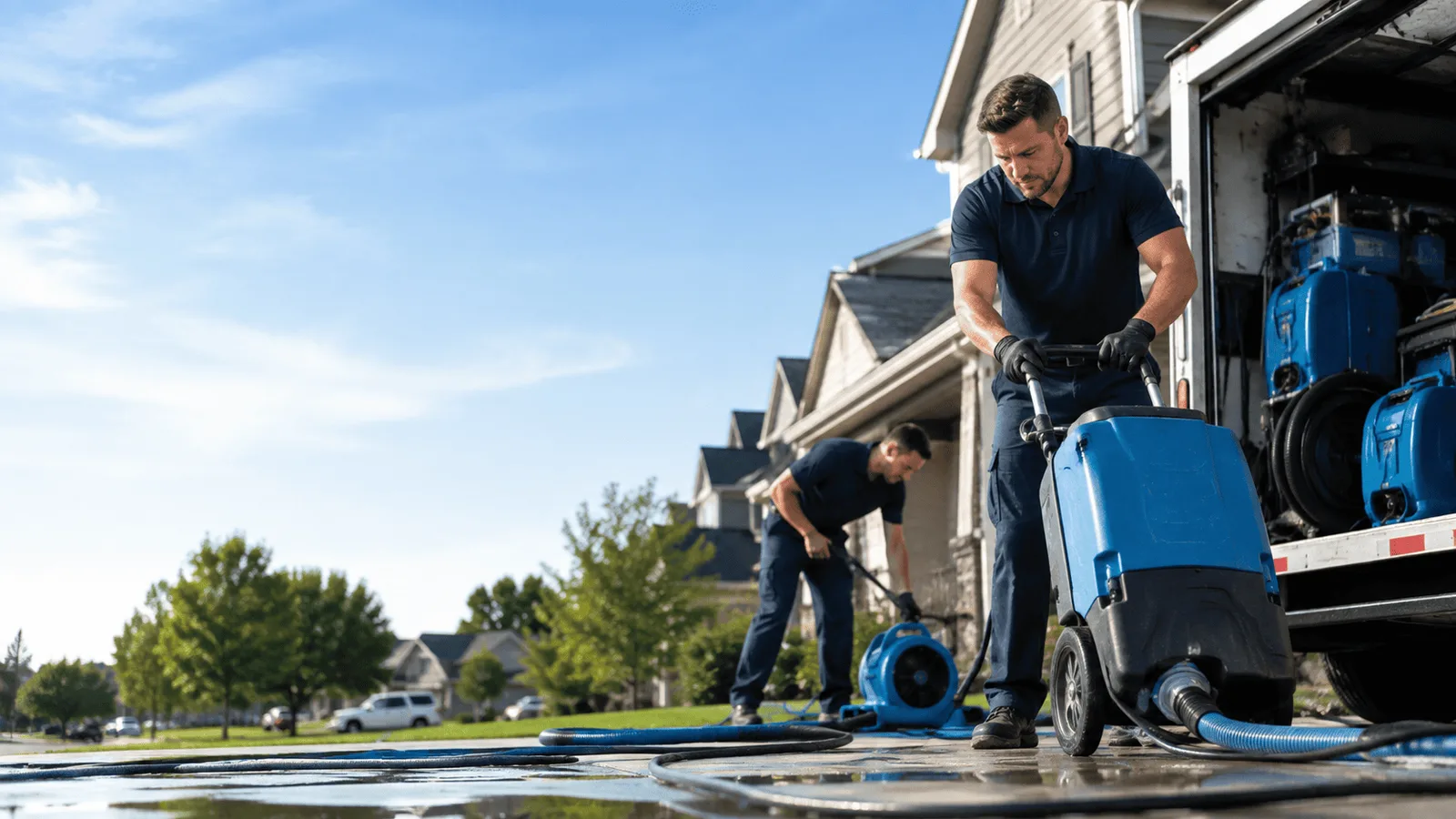Dehumidification being performed in Skwentna, AK